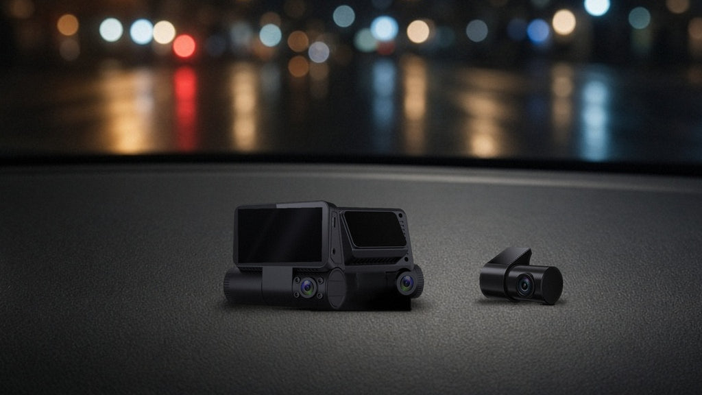 Dashcam AlibiCam sur un tableau de bord